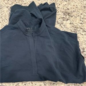 Figs Dark Harbour Scrub Set Size M